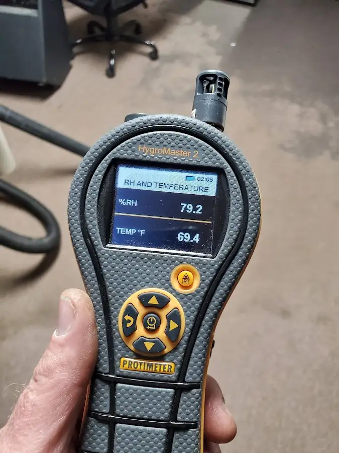 Moisture meter humidity assessment for Mold Remediation & Removal in Roy